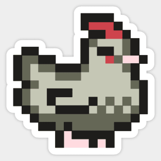 Pixel Chicken 4 Sticker